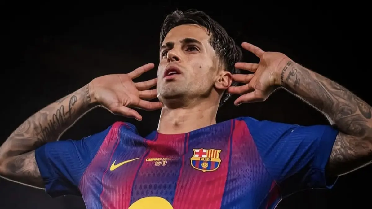 Joao Cancelo ketika mencetak Goal ke gawang Real Betis Matchday 37 LaLiga. (18/05/26). Foto: Instagram @jpcancelo
