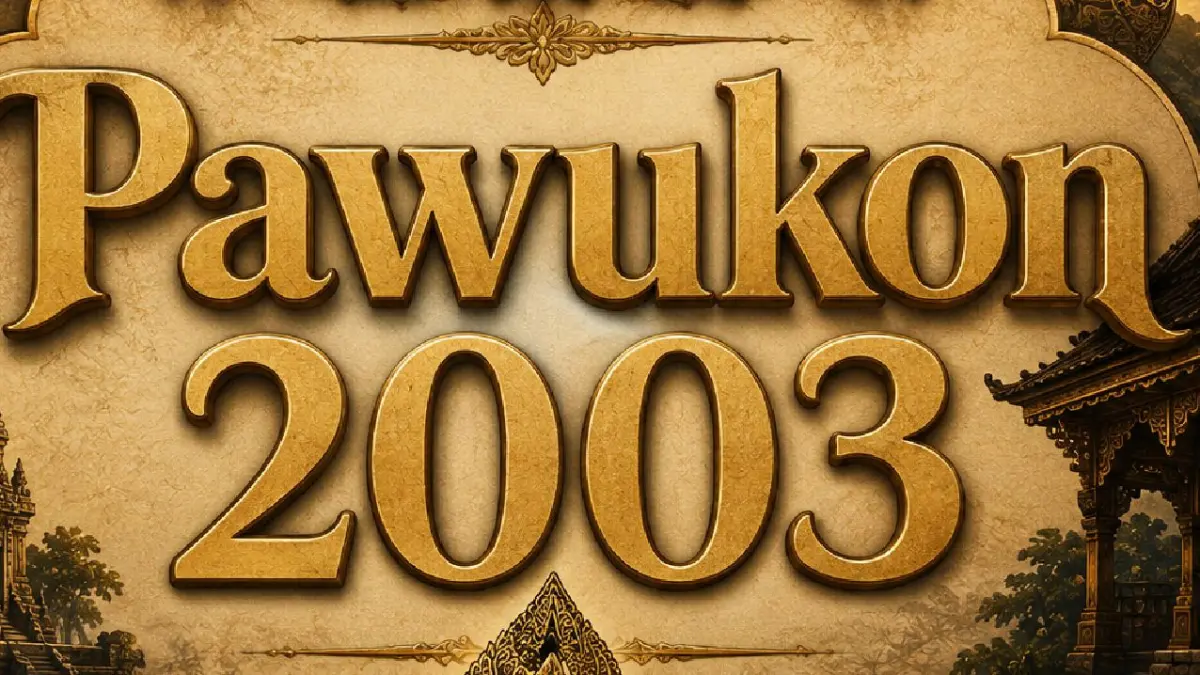 Ilustrasi kalender pawukon yang berlangsung sepanjang 2003.