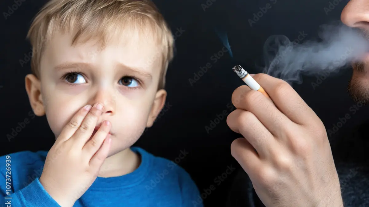Bahaya Asap Rokok pada Bayi dan Anak-anak. Foto: stock.adobe.com 