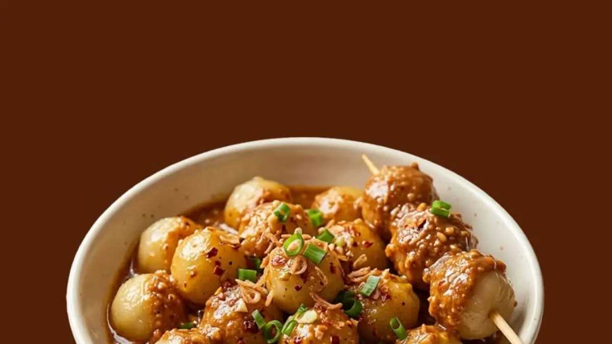 Pentol Cilok Saus Kacang @Pinterest by AlurSistem