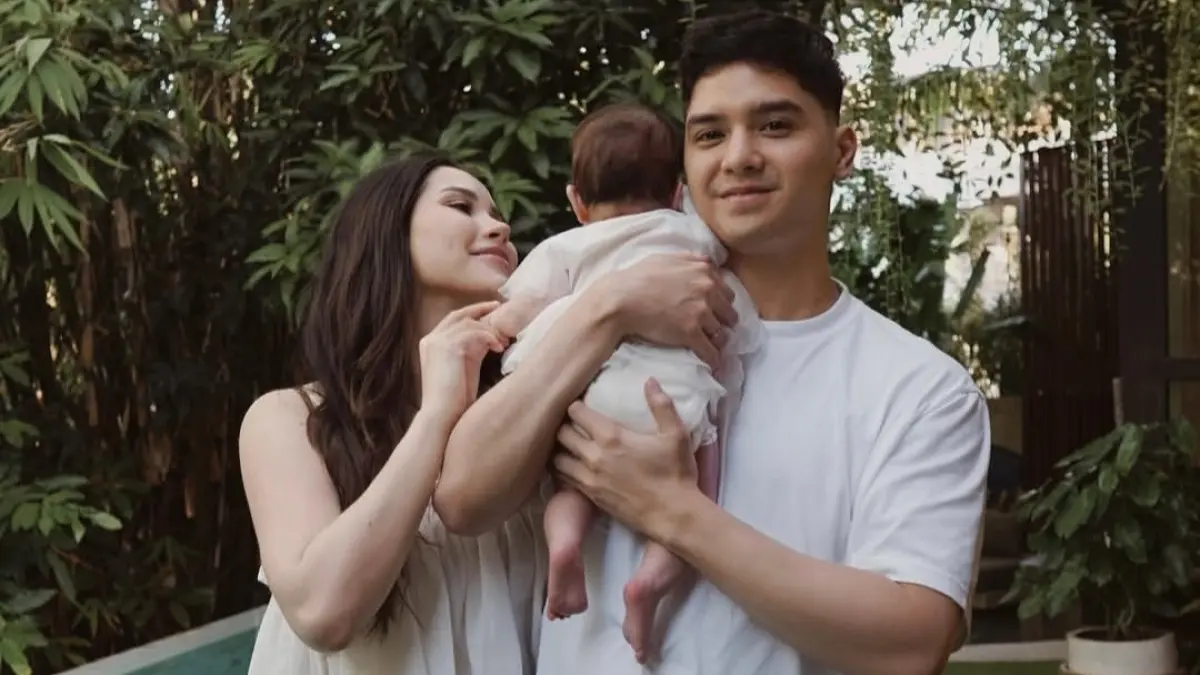Momen Kebersamaan Al Ghazali dengan sang istri dan anak. Foto: Instagram @alghazali