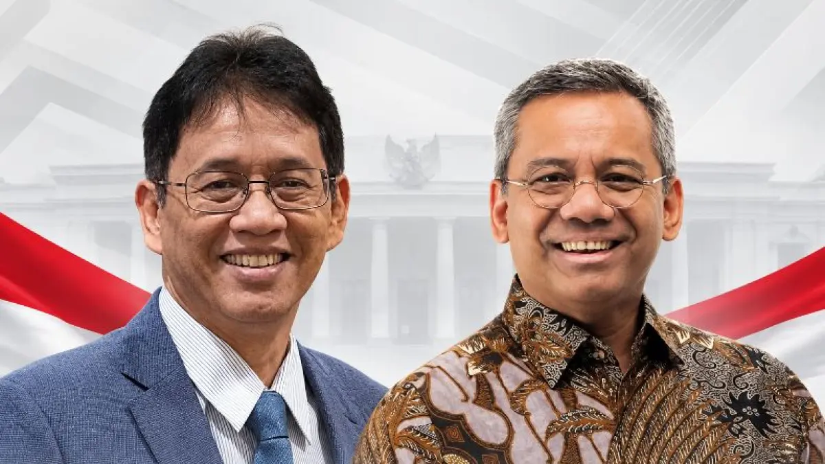 Purbaya Yudhi Sadewa dan Suahasil Nazara.