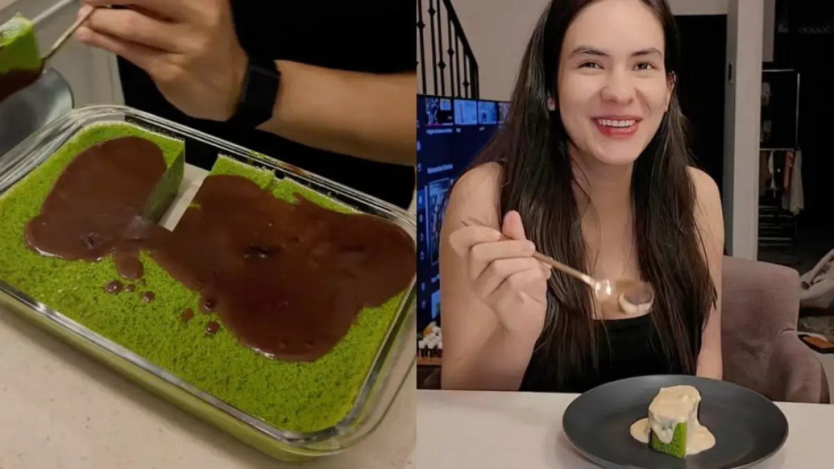 Resep Puding Daun Kelor ala Suami Stefhanie Zamora. Foto: Brilio Food
