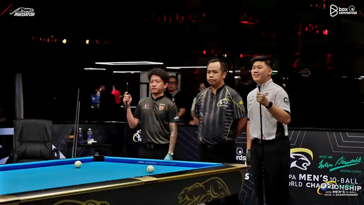 pertandingan panas antara bintang muda Indonesia Albert Januarta melawan Sean Mark Malayan di ajang 2026 WPA Men