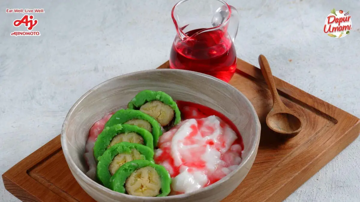 Es Pisang Ijo Khas Makassar @Dapur Umami