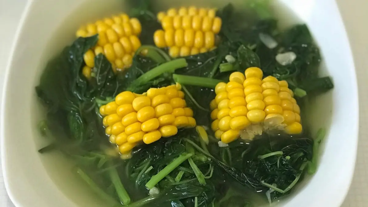 Sayur Bening Bayam Jagung
Source : tinakitchen.ch