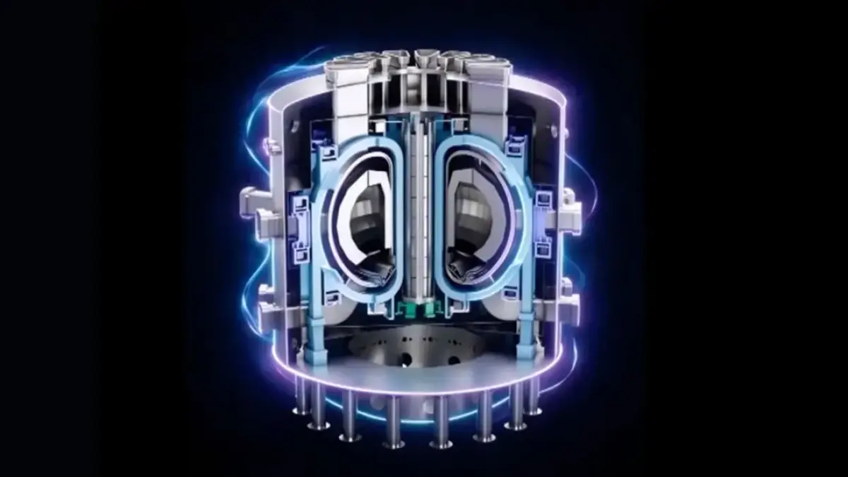 Ilustrasi reaktor nuklir HL-4 Tokamak (CGTN)