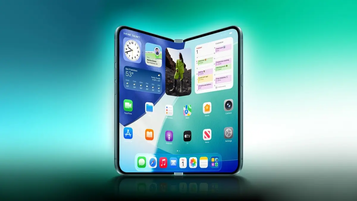 iPhone Ultra, smartphone lipat perdana buatan Apple dengan bodi super tipis.
sumber gambar:  iPhone islam