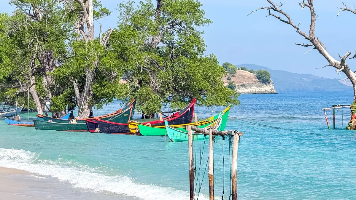 Wisata Pantai Lhok Mee Aceh Besar, Pesona Pasir Putih dengan Pohon yang Tumbuh di Laut