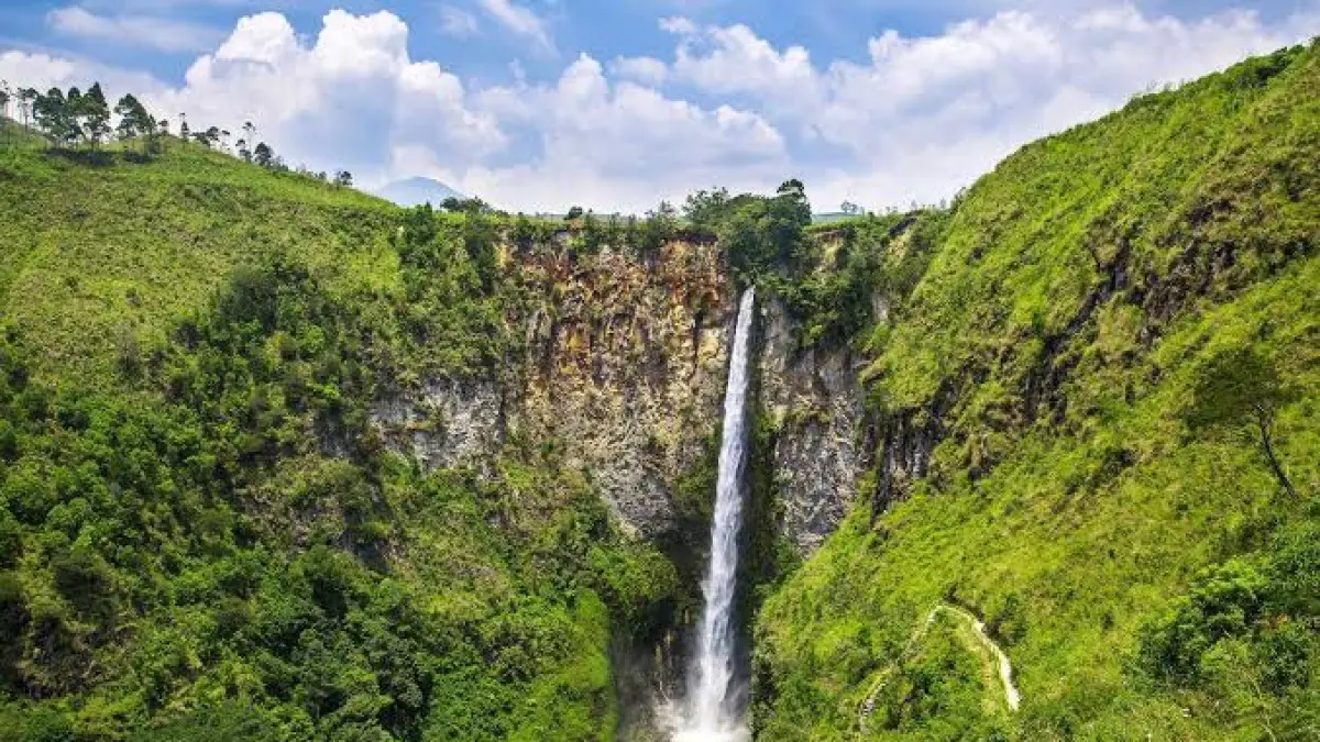 Air Terjun Sipiso-Piso Sumatera Utara, Keindahan Air Terjun Setinggi 120 Meter