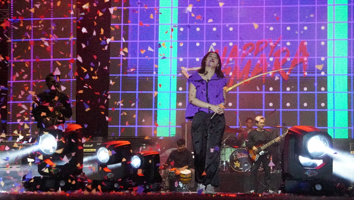 Happy Asmara tampil di panggung Metamorphosis Festival 2023 Jember