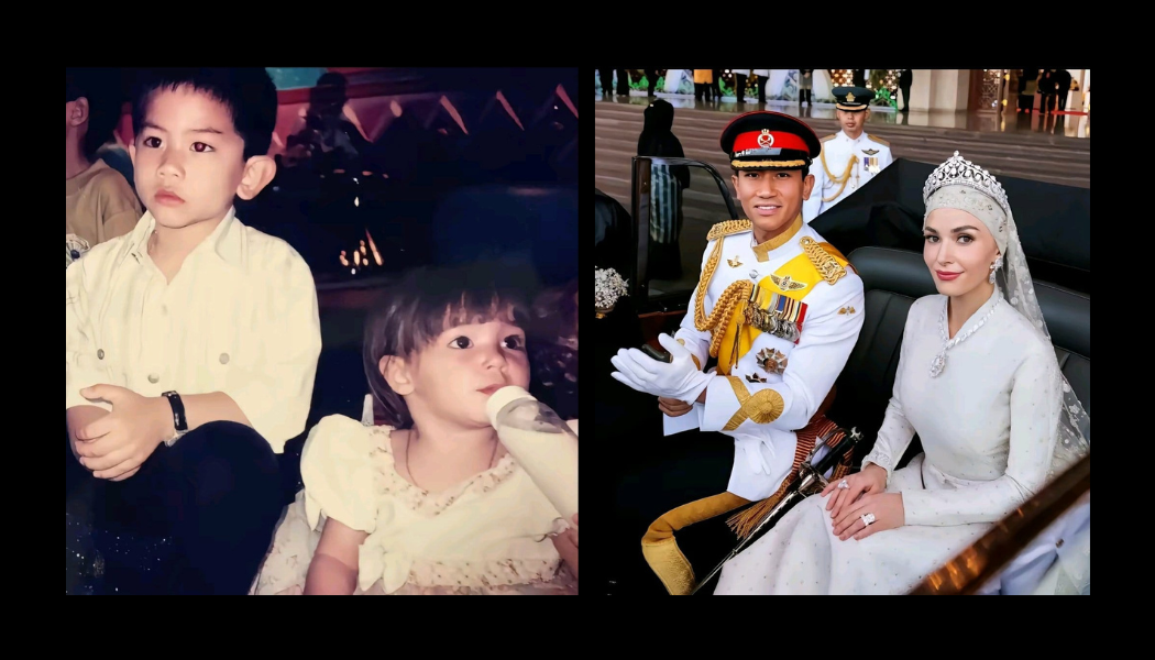Pangeran Abdul Mateen dan Dayang Anisha Rosnah (Instagram : tmski)