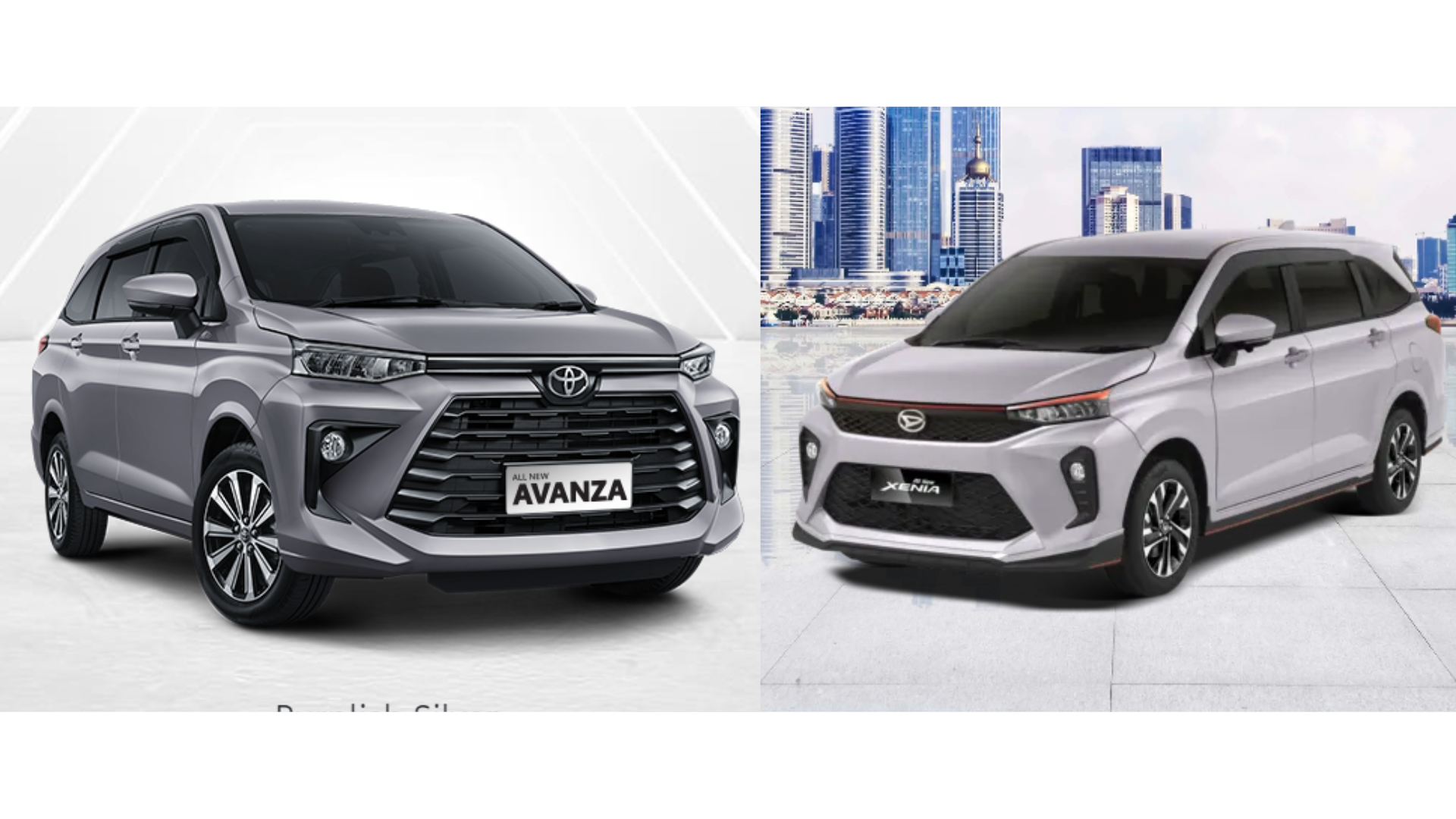 Ilustrasi mobil Avanza dan Xenia
