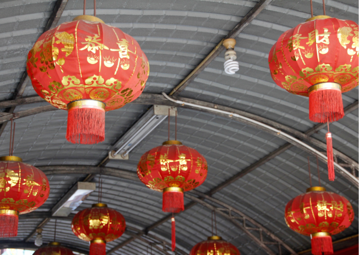 Ilustrasi lampion Imlek (Foto : Canva)