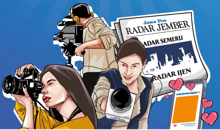 ilustrasi jurnalistik (Radar Jember)