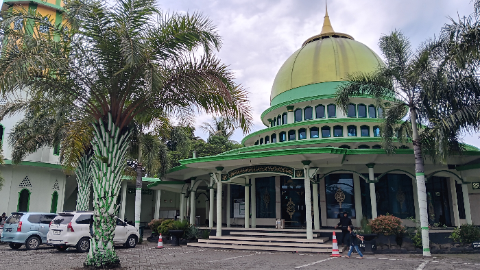 Masjid Nurul Falah di Desa Wonojati, Kecamatan Jenggawah, Jember (Foto : Radar Jember)