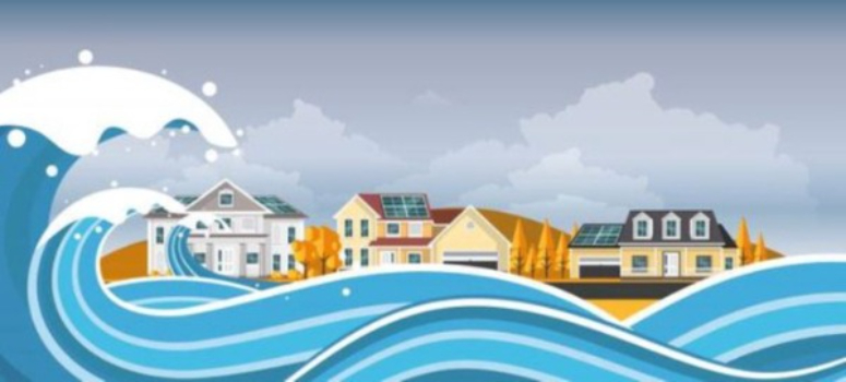 Ilustrasi Tsunami ( Foto ; depthdreaming.com)