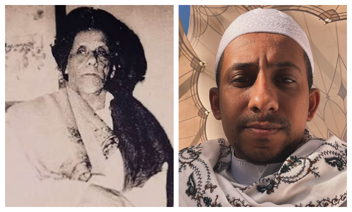 Foto (kiri) Habib Sholeh bin Muhsin Al Hamid (kanan) Habib Husein Ja