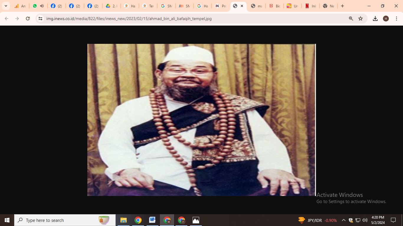 Foto Habib Ahmad bin Ali Bafaqih