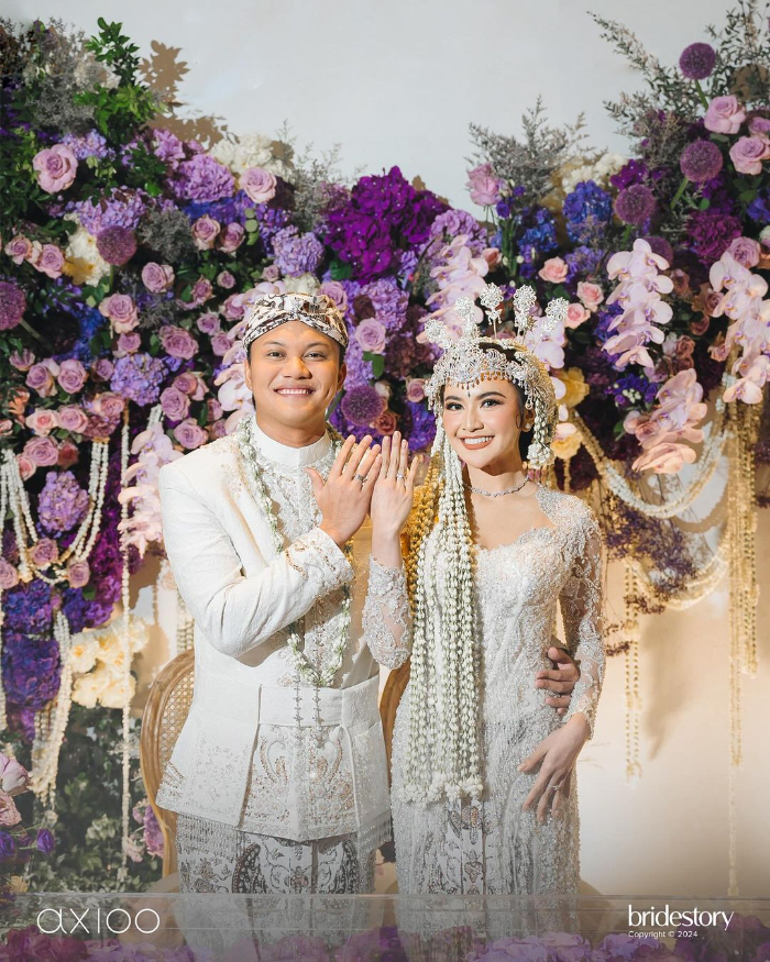 Rizky Febian dan Mahalini resmi menjadi pasangan suami istri setelah melangsungkan akad nikah pada Jumat (10/05) (Foto : Instagram rizkyfbian)