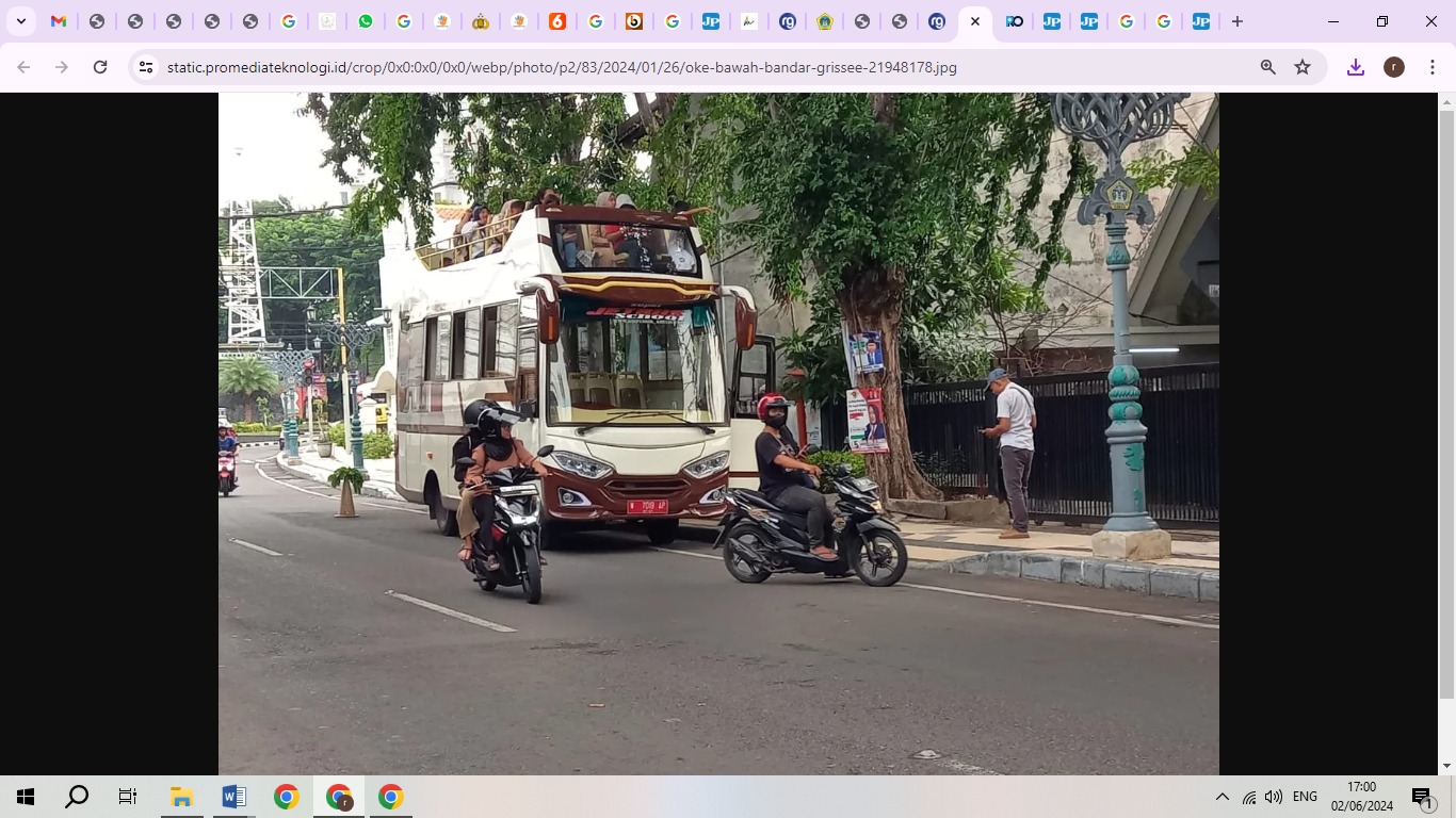 MULAI BEROPERASI: Bus Wisata Bandar Grissee yang bisa jadi opsi cara berwisata di Gresik, Jawa Timur