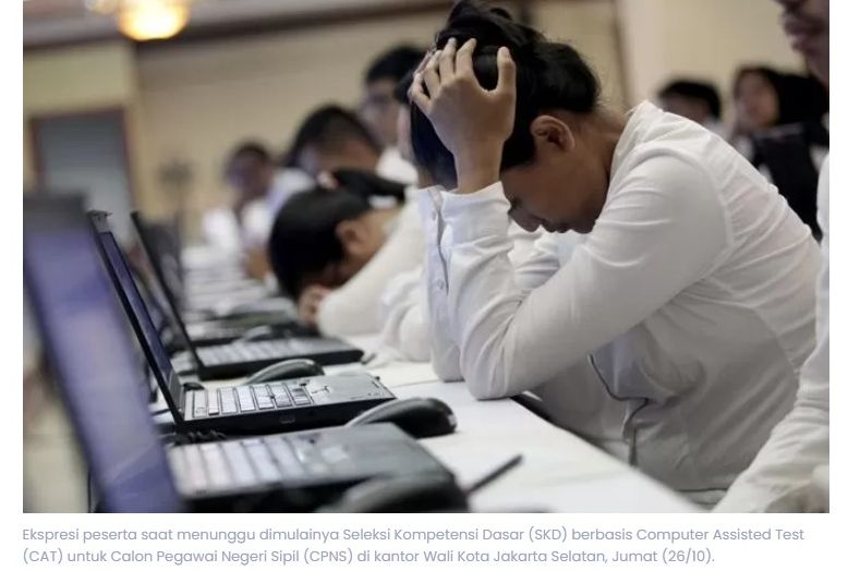 Suasana tes CPNS