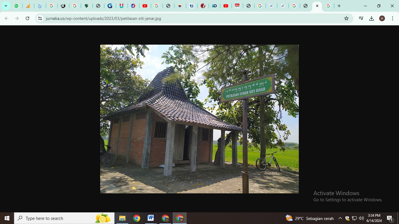 Hikayat Petilasan Syekh Siti Jenar di Lemahbang Balen Bojonegoro, (foto: Teras.id)