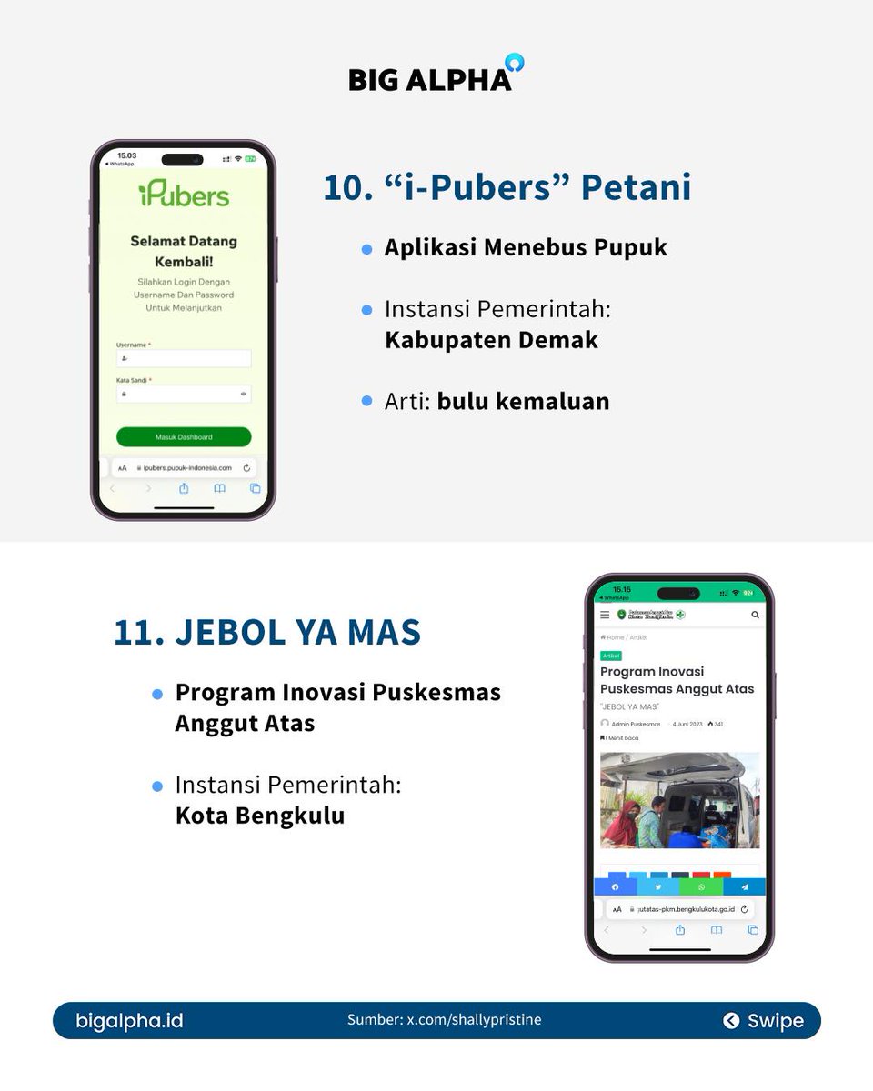 nama aplikasi pemerintah daerah