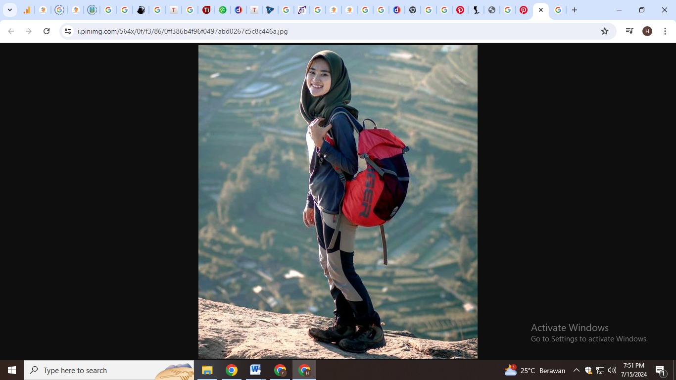 foto ilustrasi pendaki (pendakicantik id.pinterest.com)