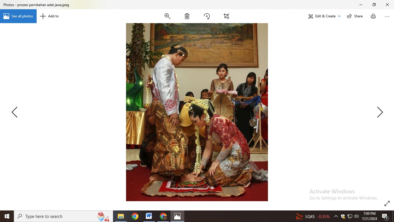 Prosesi pernikahan adat Jawa