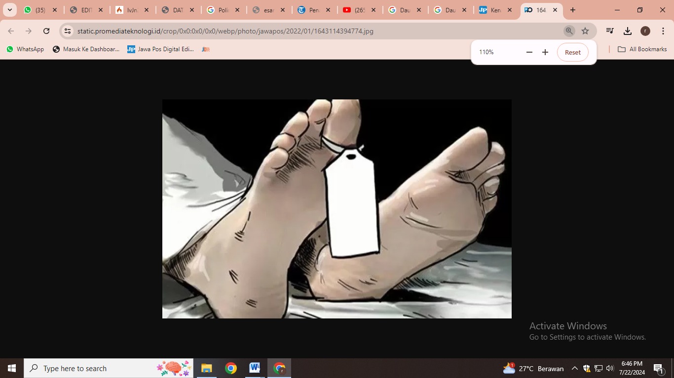 Ilustrasi kematian (jawapos)