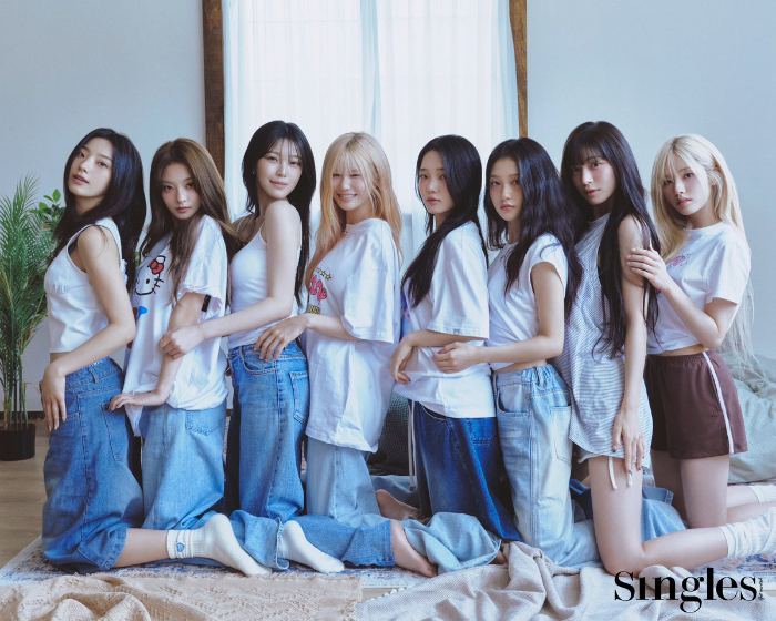 Fromis 9. Foto: Akun X (@singlesmania)