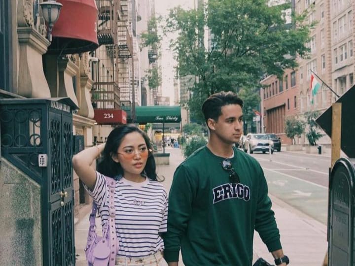 Potret Rachel Vennya dan Salim Nauderer. Foto: Instagram @rachel.salimm