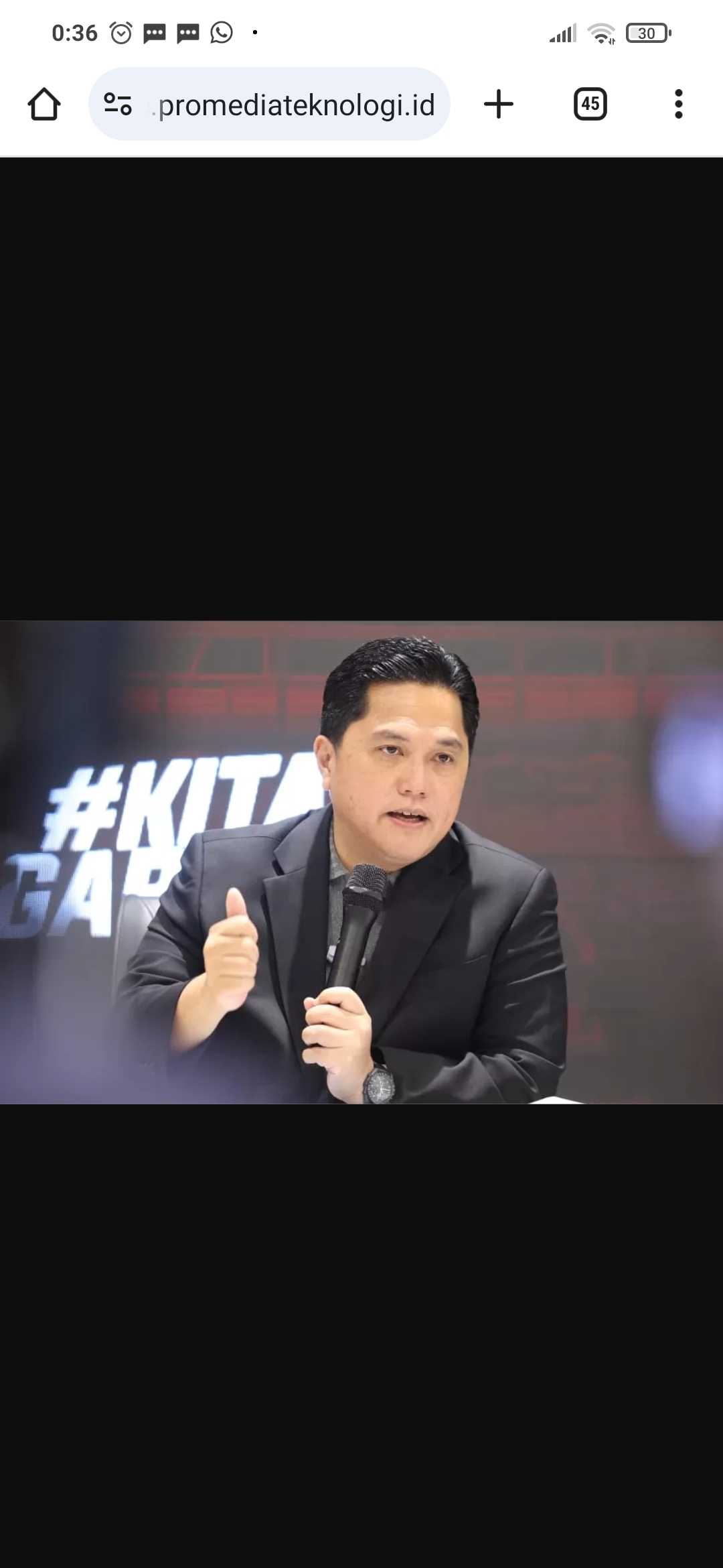Erick Thohir (dok.PSSI)