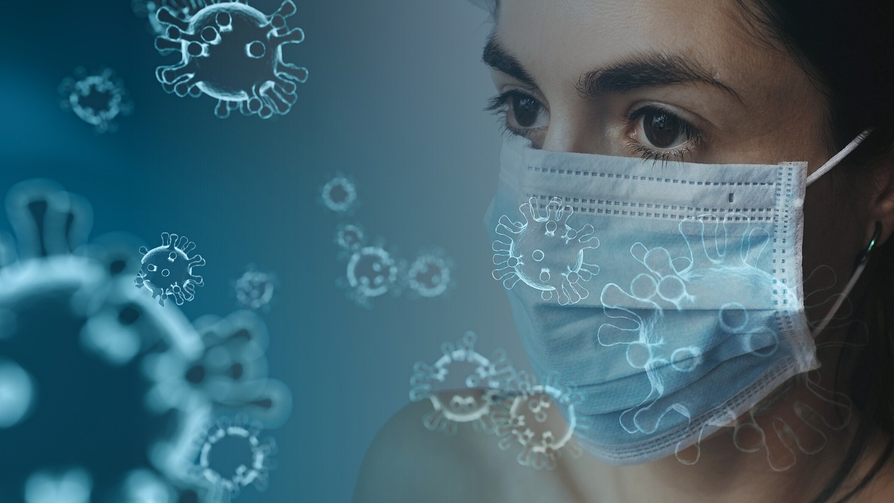 Ilustrasi penyebaran virus lewat udara. Foto: Tumisu/Pixabay.com