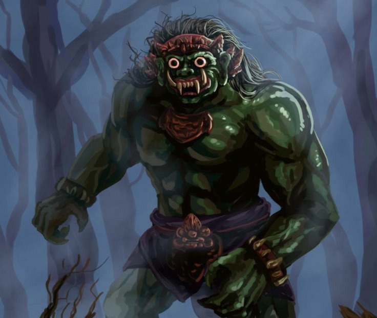 Ilustrasi Buto Ijo. Foto: Pinterest