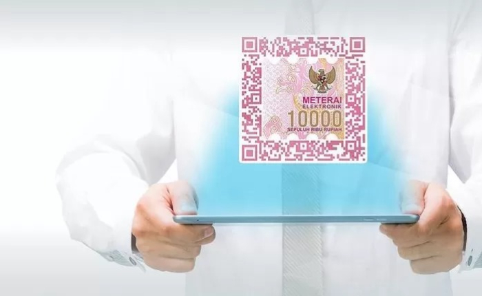Ilustrasi E-meterai  (Jawa Pos)