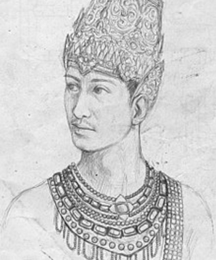 Ilustrasi Hayam Wuruk (Pinterest)
