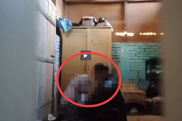 Tangkapan layar dari video viral guru di Gorontalo (Istimewa)