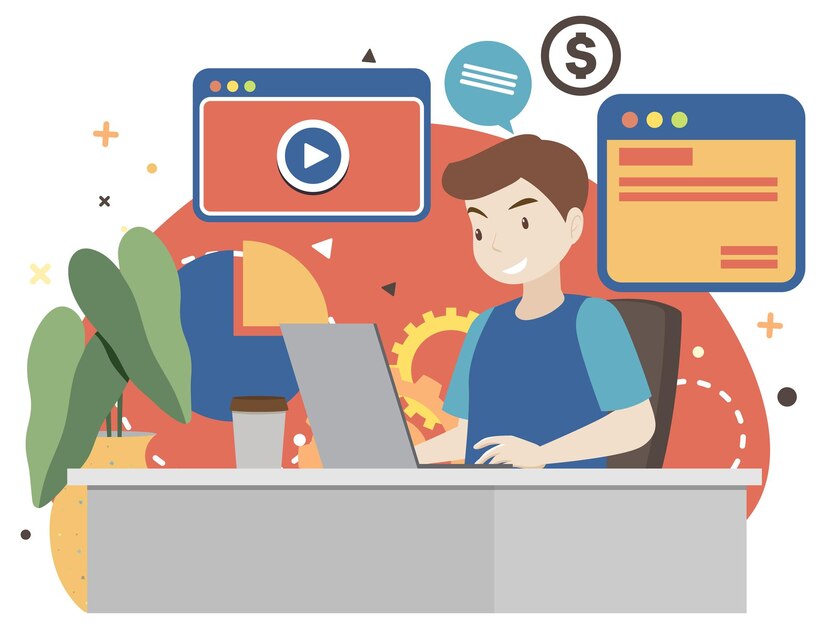 Ilustrasi Program YouTube Affiliate (freepik.com)