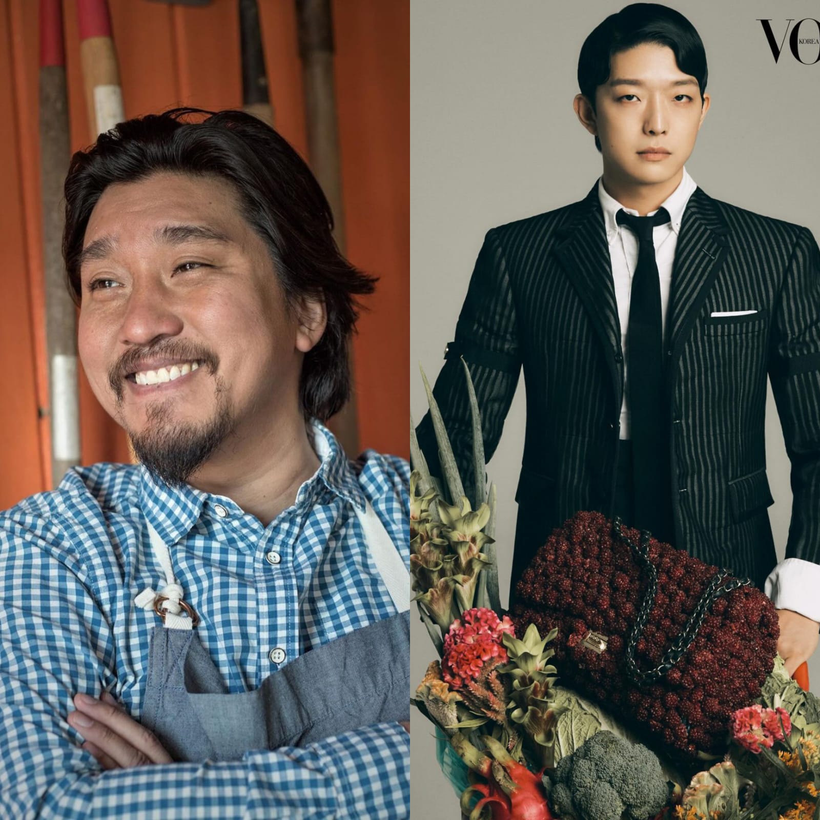 Chef Edward Lee dan Chef Scott Kang  (Instagram @chefedwardlee dan @scottiey_)