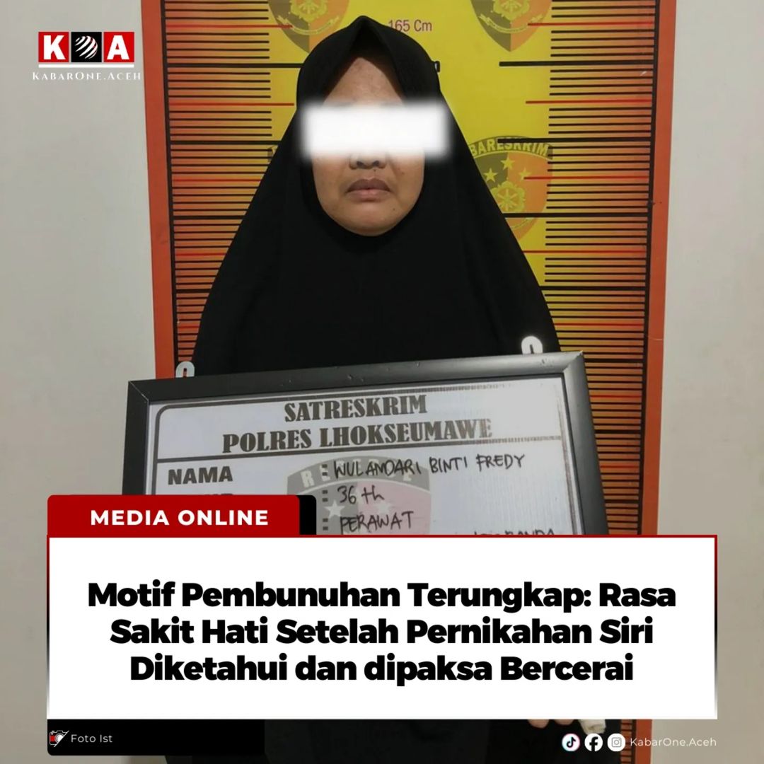 Sosok Pelaku dari Kasus Pembunuhan Istri Pertama dokter Sukardi (Instagram @kabarone.aceh)