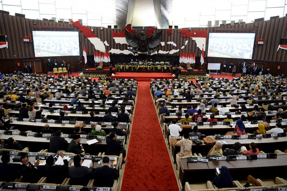 Suasana sidang DPR-MPR RI (medcom.id)