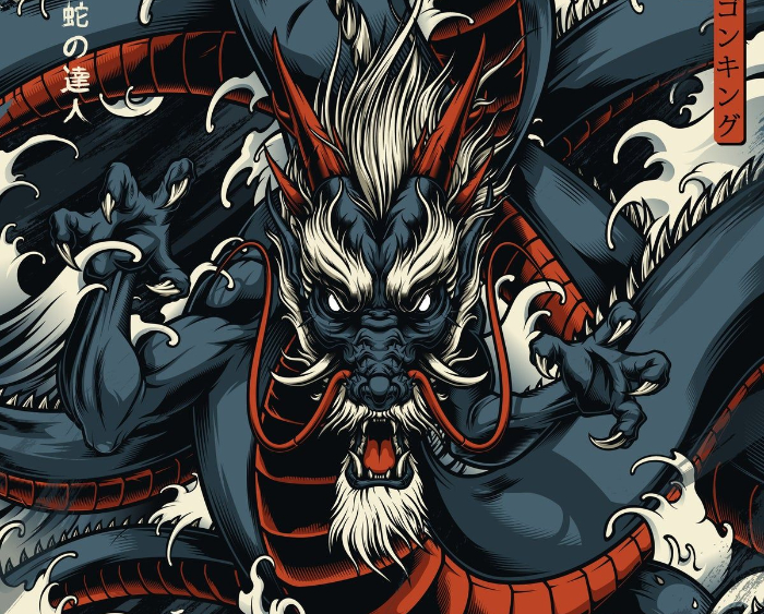 Ilustrasi Ryu Naga Penjaga (Pinterest)