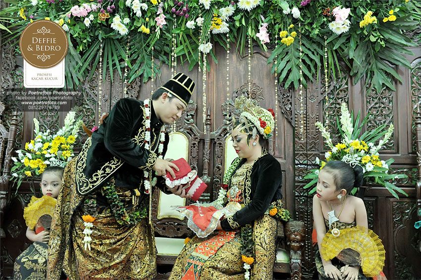 Ritual dalam pengantin Jawa (Pinterest)