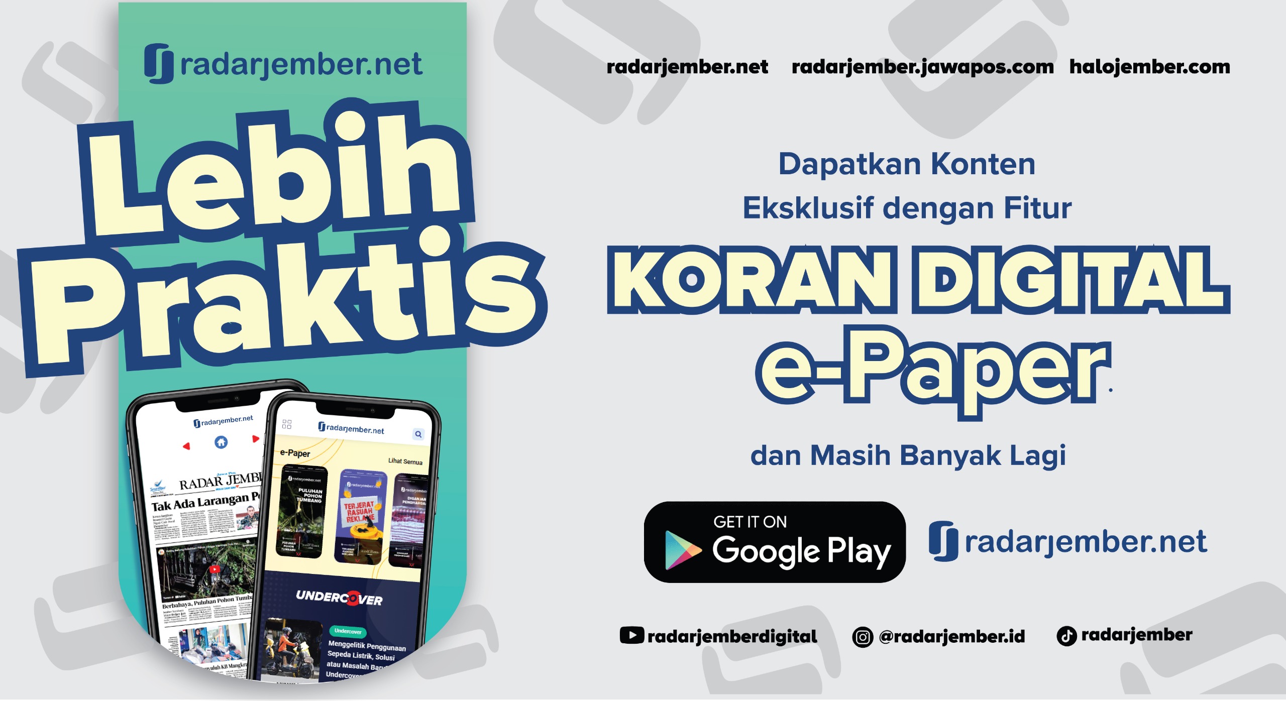 Cara baru baca koran! Lebih Praktis dengan koran digital dan e-paper