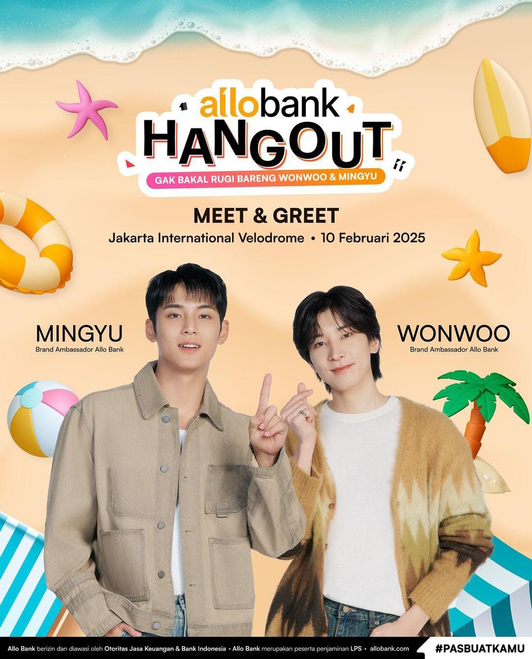 Mingyu dan Wonwoo SEVENTEEN (Instagram @allobank)