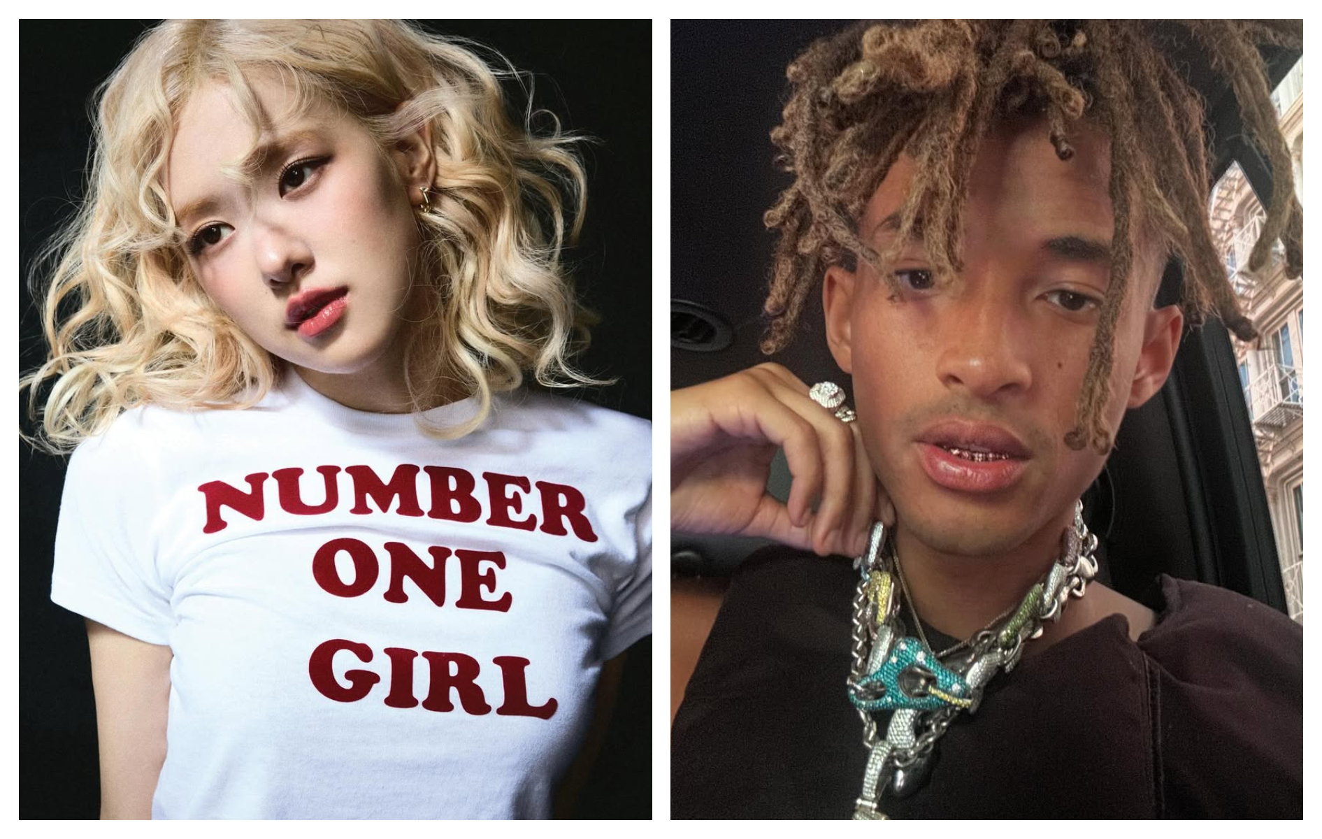 Rose Blackpink dan Jaden Smith (Foto : Instagram)