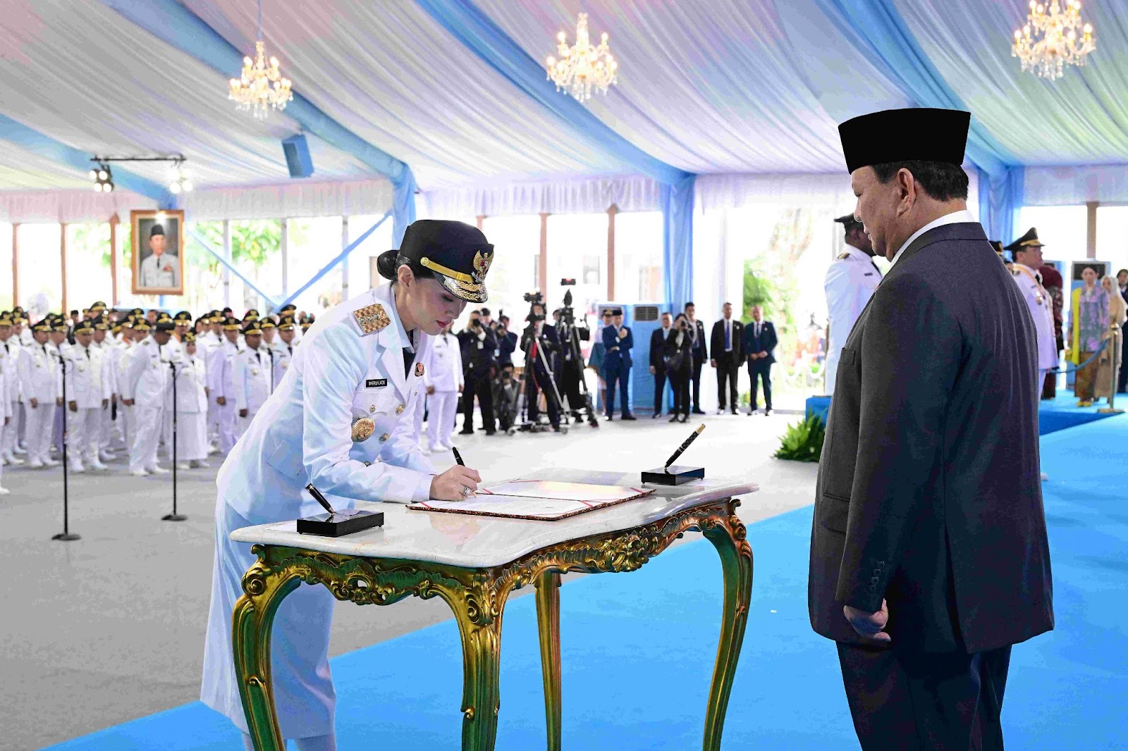 Sherly Tjoanda usai dilantik menjadi Gubernur @Situs Resmi Pemerintah Provinsi Maluku Utara