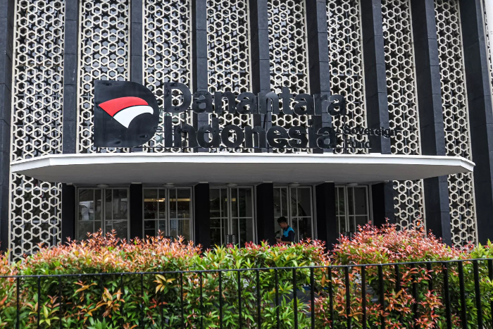 Gedung Bank Badan Pengelola Investasi Daya Anagata Nusantara (Danantara). (Hanung Hambara/Jawa Pos)